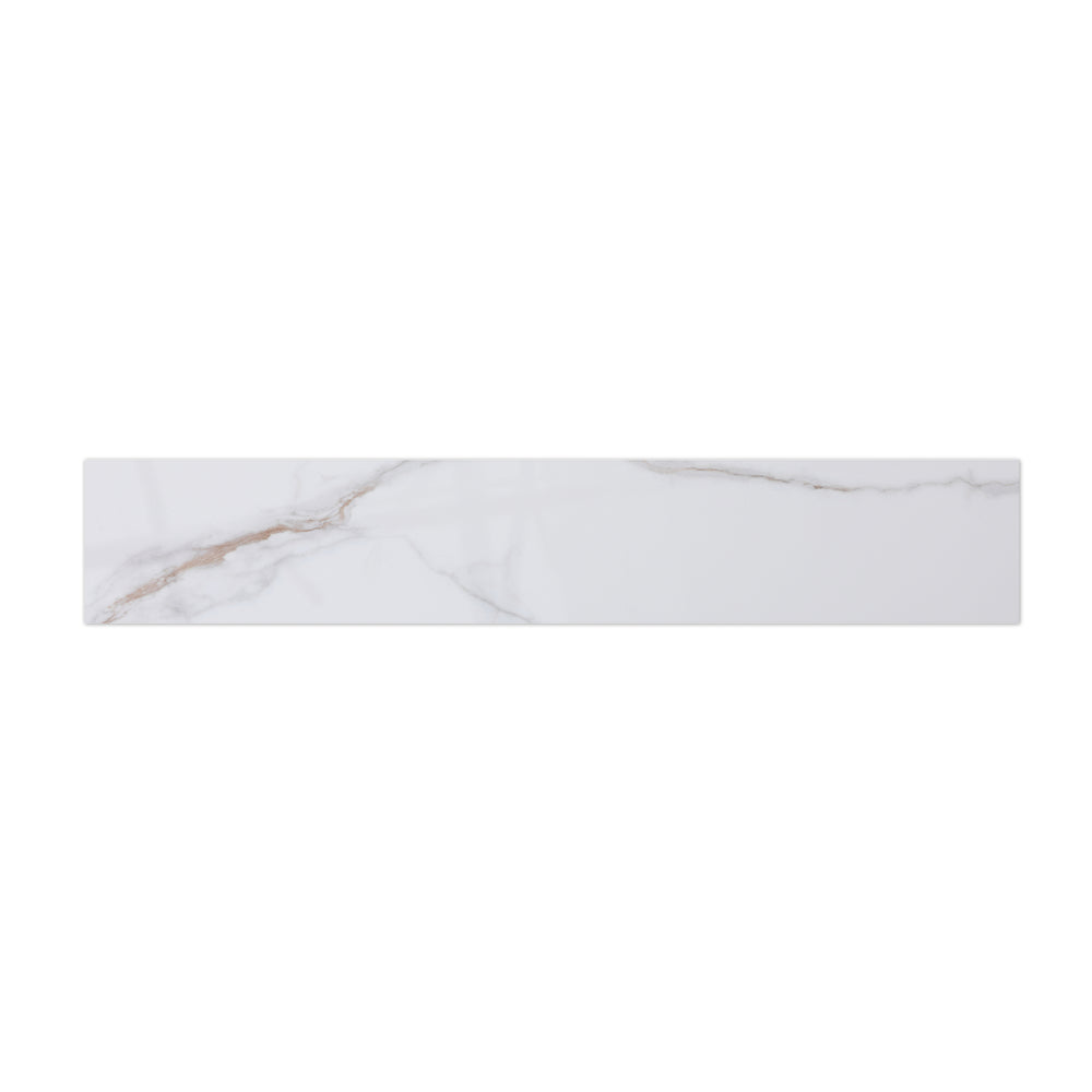 English Elm Montary Carrara Gold Vanity Side Splash Set – Left & Right 24.21x3.74x7.09 in Durable Decorative Trim W509109239