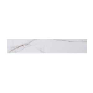 English Elm Montary Carrara Gold Vanity Side Splash Set – Left & Right 24.21x3.74x7.09 in Durable Decorative Trim W509109239