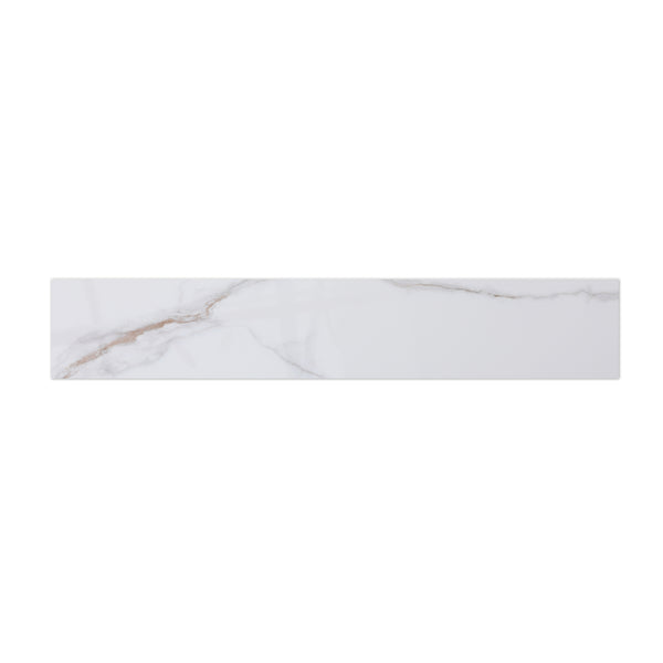 English Elm Montary Carrara Gold Vanity Side Splash Set – Left & Right 24.21x3.74x7.09 in Durable Decorative Trim W509109239