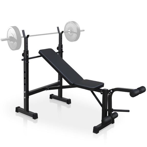 English Elm Olympic Squat Rack Bench Press Set Adjustable Multi-position Home Gym Training W1408107770