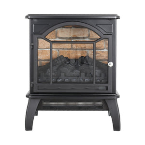 English Elm 18 Inch Infrared Quartz Freestanding Electric Fireplace Stove with 3d Flame Effect W1769112698