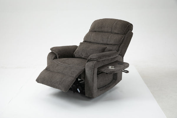 English Elm Lounge Power Lift Recliner with Massage Heat and Full Flat Recline for Living Room W547S00064
