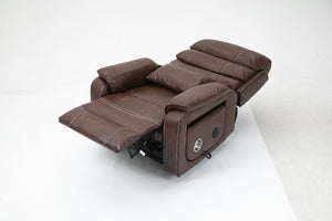 English Elm Lounge Power Lift Recliner with Massage Heat and Full Flat Recline for Living Room W547S00062