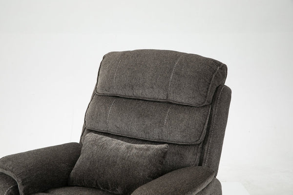 English Elm Lounge Power Lift Recliner with Massage Heat and Full Flat Recline for Living Room W547S00064