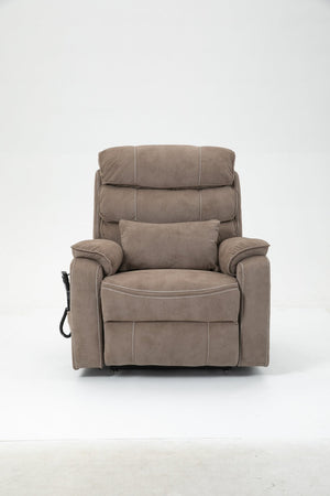 English Elm Lounge Power Lift Recliner with Massage Heat and Full Flat Recline for Living Room W547S00063