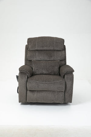 English Elm Lounge Power Lift Recliner with Massage Heat and Full Flat Recline for Living Room W547S00064
