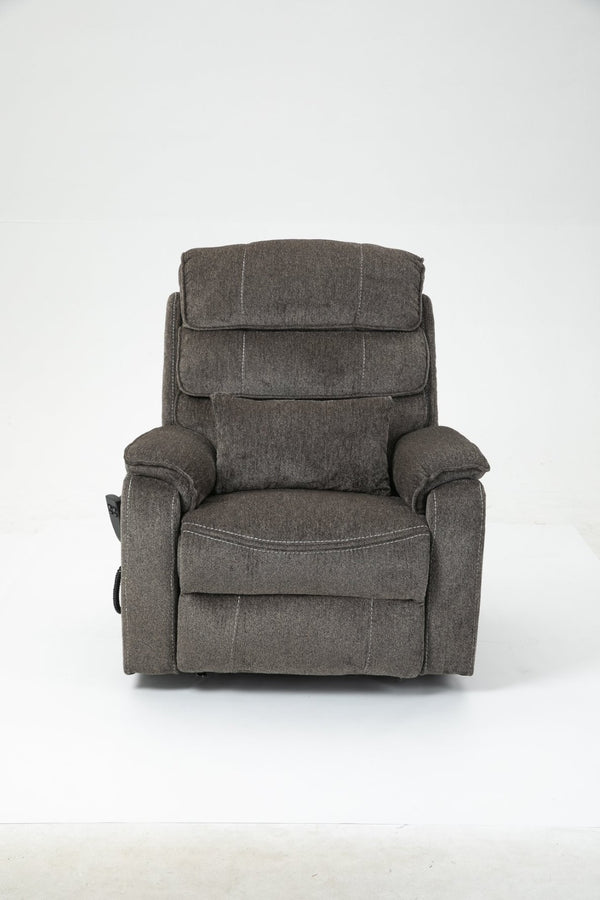 English Elm Lounge Power Lift Recliner with Massage Heat and Full Flat Recline for Living Room W547S00064