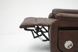 English Elm Lounge Power Lift Recliner with Massage Heat and Full Flat Recline for Living Room W547S00062