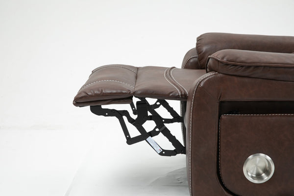 English Elm Lounge Power Lift Recliner with Massage Heat and Full Flat Recline for Living Room W547S00062