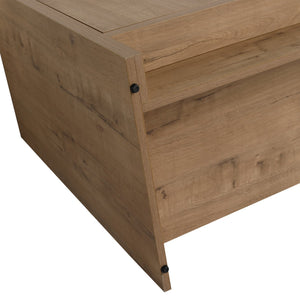 English Elm 36" Freestanding Bathroom Vanity Cabinet with Adjustable Shelf, Soft-Close Doors & Metal Handles, Water-Resistant Plywood Finish W999113510
