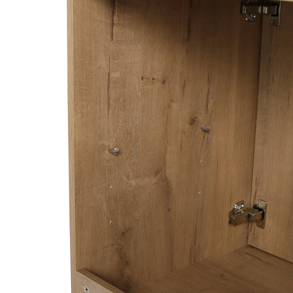 English Elm 30" Freestanding Vanity Cabinet Only, 2 Soft-Close Doors, Adjustable Shelf, Eco Plywood, Water-Resistant Finish W999113509