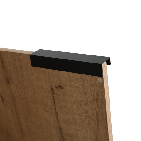 English Elm 36" Freestanding Bathroom Vanity Cabinet with Adjustable Shelf, Soft-Close Doors & Metal Handles, Water-Resistant Plywood Finish W999113510