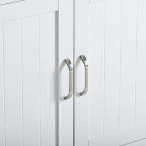 English Elm Litter Box Enclosure - Stylish Cat Furniture With Hidden Plug, Dual Doors & Ample Storage For Pets W42090259