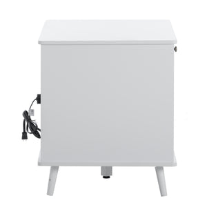 English Elm Litter Box Enclosure - Stylish Cat Washroom Storage Bench With Hidden Plug & 3 Doors, Black-Walnut W42090258