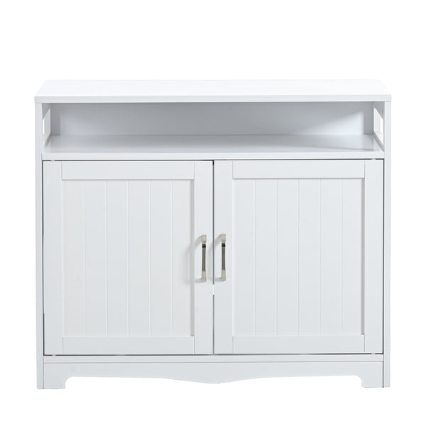 English Elm Litter Box Enclosure - Stylish Cat Furniture With Hidden Plug, Dual Doors & Ample Storage For Pets W42090259