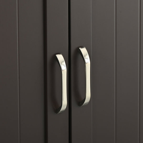 English Elm Litter Box Enclosure Grey - Durable Carb P2 Wood Cat Litter House with Hidden Plug, Storage Bench W42090263