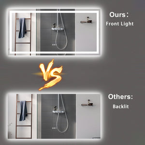 English Elm (Same 72"×36" LED Mirror Light Bathroom — 77×38 Anti-Fog LED Vanity Mirror, Dimmable, Color-Temp Memory W1340P189822