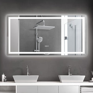 English Elm (Same 72"×36" LED Mirror Light Bathroom — 77×38 Anti-Fog LED Vanity Mirror, Dimmable, Color-Temp Memory W1340P189822