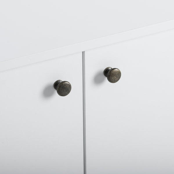 English Elm Litter Box Enclosure - Stylish Cat Washroom Storage Bench With Hidden Plug & 3 Doors, Black-Walnut W42090258