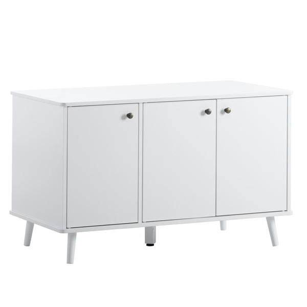 English Elm Litter Box Enclosure - Stylish Cat Washroom Storage Bench With Hidden Plug & 3 Doors, Black-Walnut W42090258