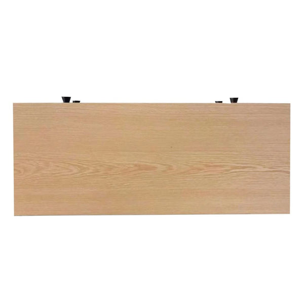 English Elm On-trend Slim Flip Drawer Shoe Cabinet Wood Grain Top Entryway Storage Modern White SD000023AAK