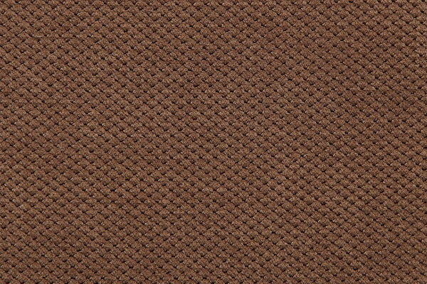 English Elm Cocktail Waffle Suede Ottoman in Truffle with Tufted Cushion, Plush 36"x26"x20" Accent Seat Hardwood Base B01152305