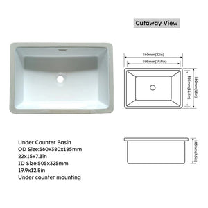 English Elm Montary Sintered Stone Vanity Top Carrara Gold Veining with Undermount Sink Included W509107291