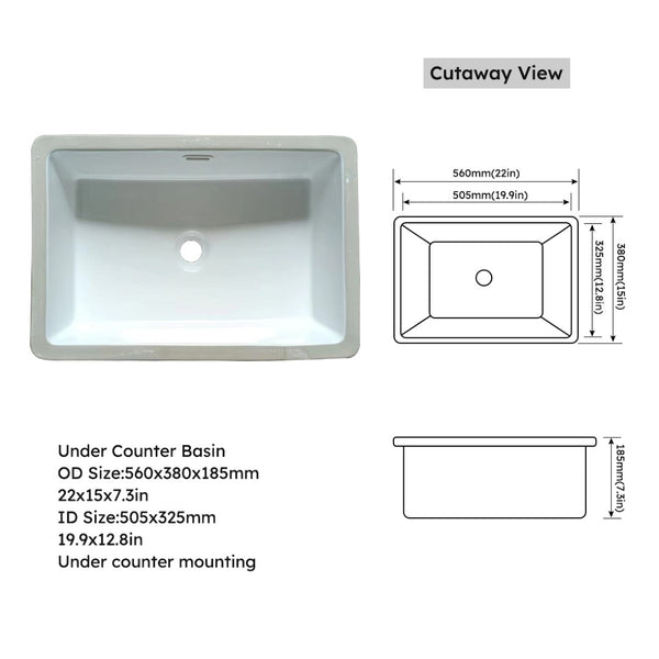 English Elm Montary Sintered Stone Vanity Top Carrara Gold Veining with Undermount Sink Included W509107291