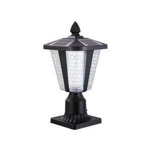 English Elm 15"(H) Solar Powered Outdoor Lantern with IP65 Waterproof LED, Auto On/Off for Garden Paths W1340103860
