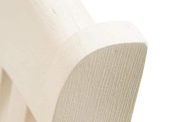 English Elm Modern Natural Wooden Counter Height Chairs Set of 2 with Button-Tufted Cushions and X-Back Design Cream White 18.5 L x 41.5 W x 12 H B01164102