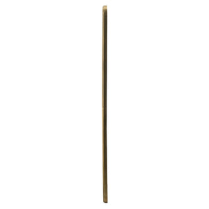 English Elm 47" Slim Full Length Wall Mirror Antique Gold Iron Frame Vintage Glam Accent W2078124332