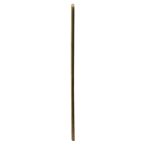 English Elm 47" Slim Full Length Wall Mirror Antique Gold Iron Frame Vintage Glam Accent W2078124332