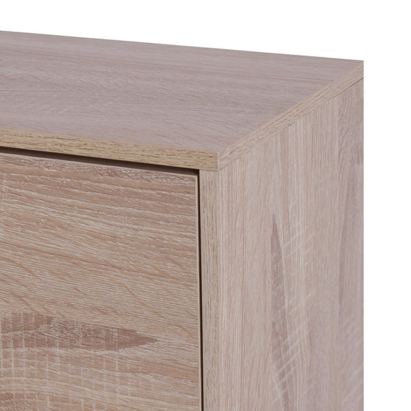 English Elm 3-drawer Flip Front Shoe Cabinet Slim Entryway Organizer with Six Compartments W40981154
