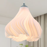 English Elm Simple Three-Dimensional Petal Design Chandeliers,No Bulbs(Two Outfit)