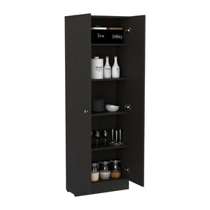 English Elm Storage Cabinet Pipestone - Sleek Double Door Design In Black Wengue Finish For Ultimate Organization B092123043-GIGA