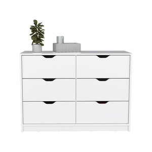 English Elm Dresser Curio With Four Drawers & Elegant White Finish - Versatile Storage For Any Room! B092122835