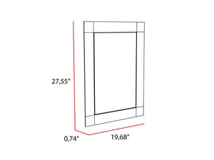 English Elm Mirror Hamptons, Rectangle Mirror