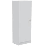 English Elm Pantry Miami, Single Door Cabinet, White Finish