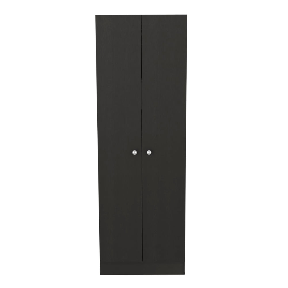 English Elm Storage Cabinet Pipestone - Sleek Double Door Design In Black Wengue Finish For Ultimate Organization B092123043-GIGA
