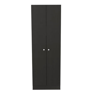 English Elm Storage Cabinet Pipestone - Sleek Double Door Design In Black Wengue Finish For Ultimate Organization B092123043-GIGA