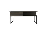 English Elm Lift Top Coffee Table Juvve, One Shelf, Carbon Espresso / Onyx Finish