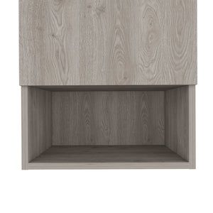 English Elm Medicine Cabinet Porto - Stylish Light Gray Storage With Soft-Close Door & Adjustable Shelves, 33” L B092123053