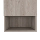 English Elm Medicine Cabinet Porto, Two Internal Shelves, Light Gray Finish