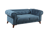 Bernard Modern Loveseat: Plush Cushions, Stylish Upholstery, Compact Design | 78