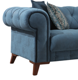 English Elm Bernard Modern Living Room Loveseat