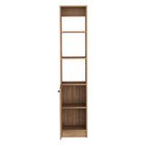 English Elm Linen Cabinet Emmett,Two Interior Shelves, Pine Finish