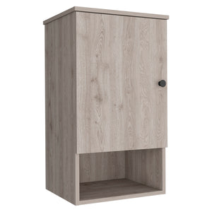 English Elm Medicine Cabinet Porto - Stylish Light Gray Storage With Soft-Close Door & Adjustable Shelves, 33” L B092123053