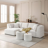 English Elm L-Shape Sectional Sofa, Beige (Left-Facing Chaise)