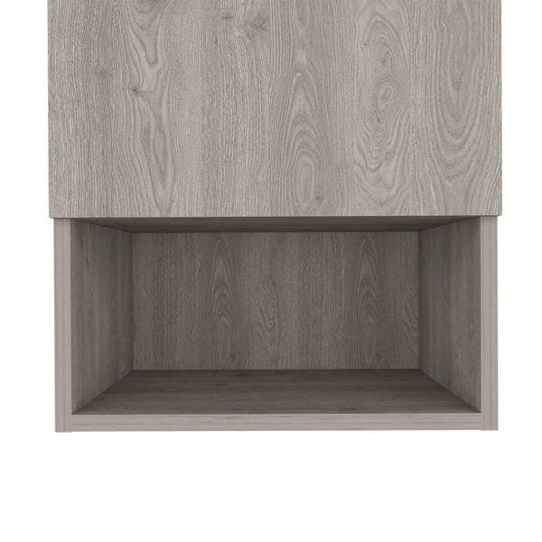 English Elm Medicine Cabinet Porto - Stylish Light Gray Storage With Soft-Close Door & Adjustable Shelves, 33” L B092123053