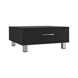 English Elm Coffee Table Albuquerque, One Drawer, Black Wengue Finish